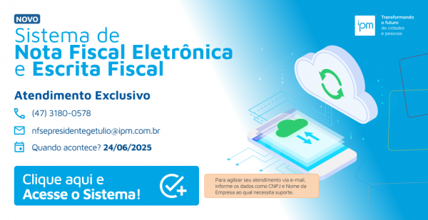Atualização do sistema Fiscal Web